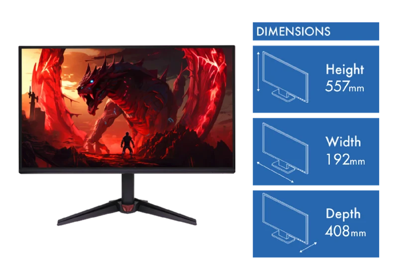 Acer Nitro 24" FHD 144Hz VG240Y Gaming Monitor