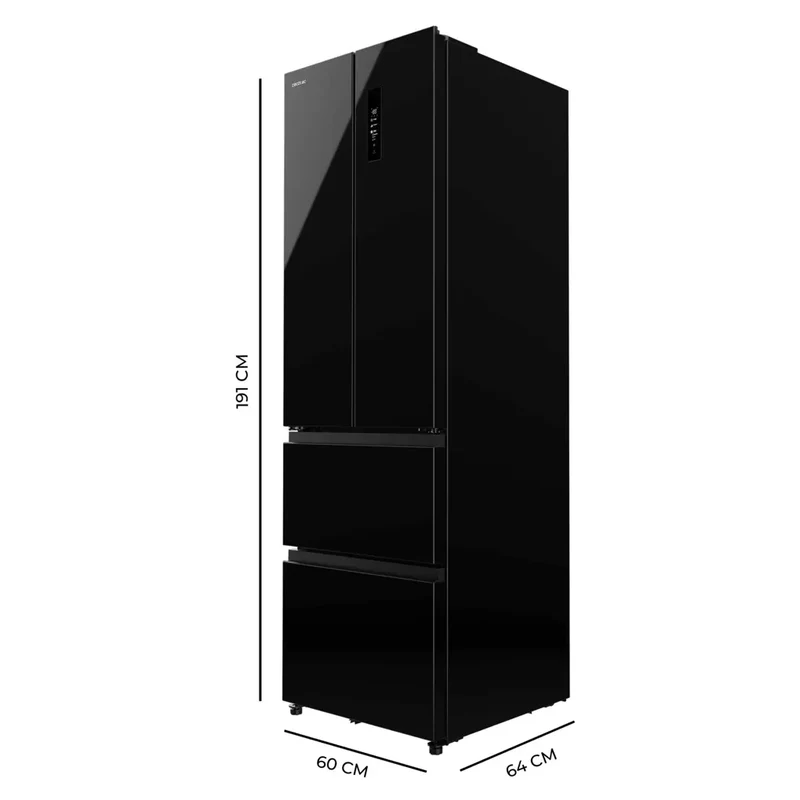 Frigorífico French Door 400L Negro: Elegancia y Tecnología Avanzada de Cecotec