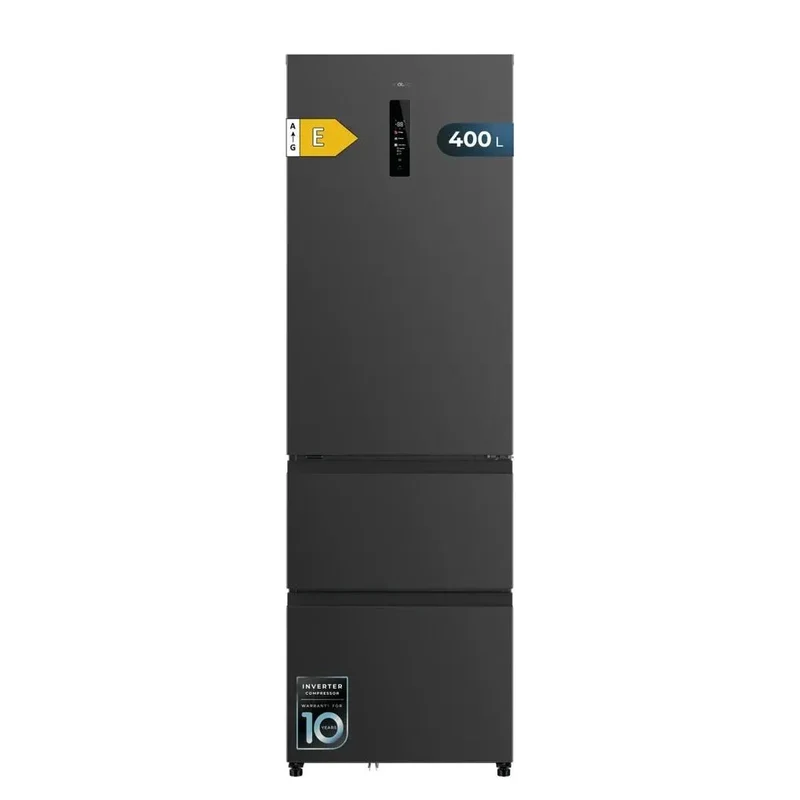 Frigorífico Combi 400L NoFrost Inverter con Diseño Moderno y Eficiencia Energética de Cecotec