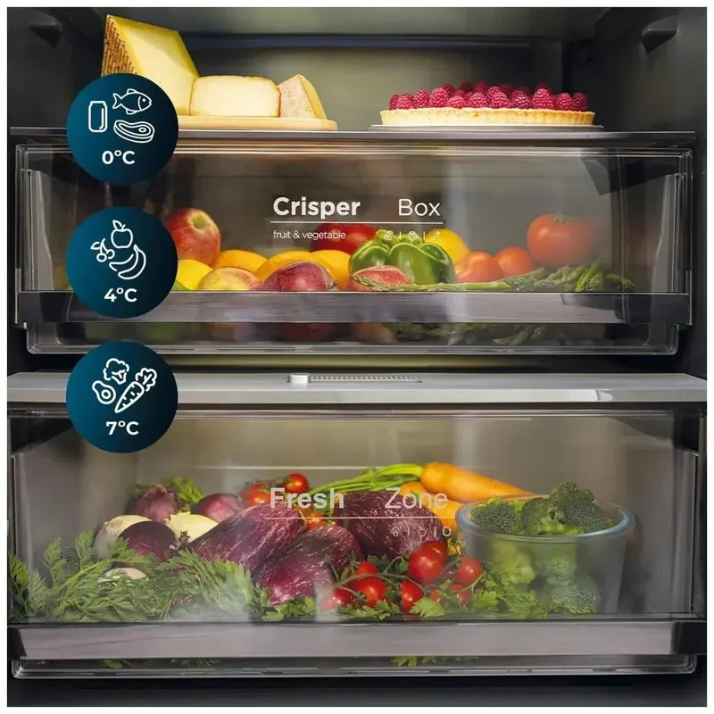Frigorífico 400L NoFrost con Diseño Moderno y Eficiencia Energética Clase E de Cecotec