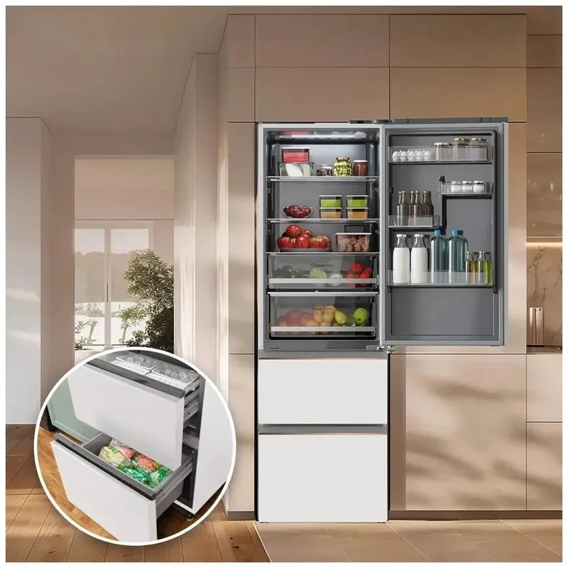 Frigorífico 400L NoFrost con Diseño Moderno y Eficiencia Energética Clase E de Cecotec