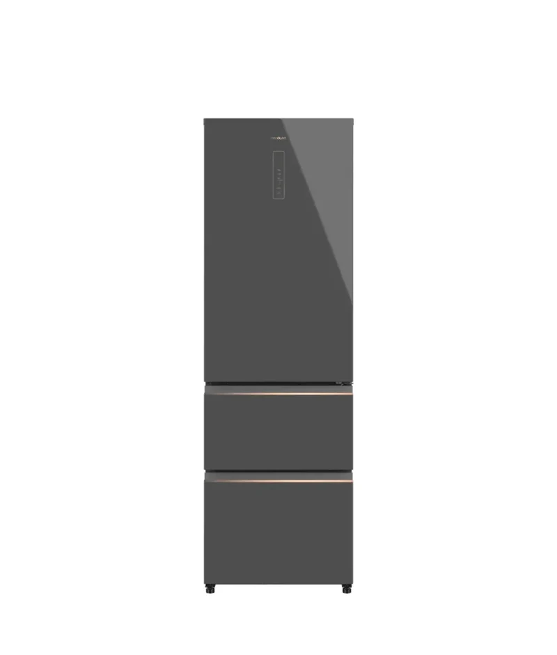 Frigorífico 400L Grey Glass E: Eficiencia, Estilo y Tecnología Avanzada de Cecotec
