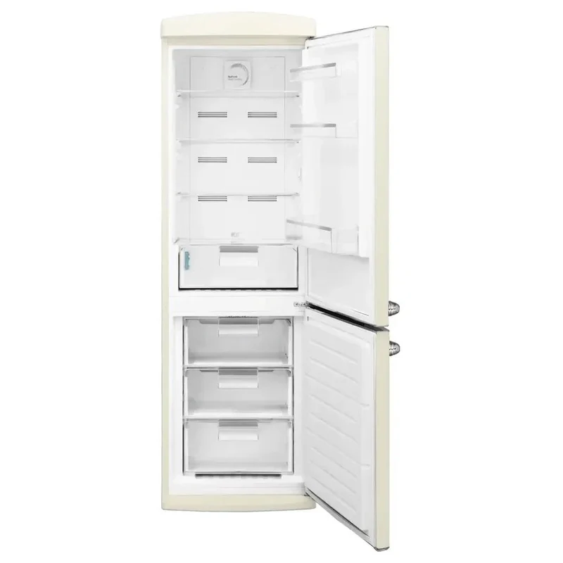 Frigorífico Retro Beige 294L: Estilo Vintage y Tecnología No Frost Eficiente de Cecotec