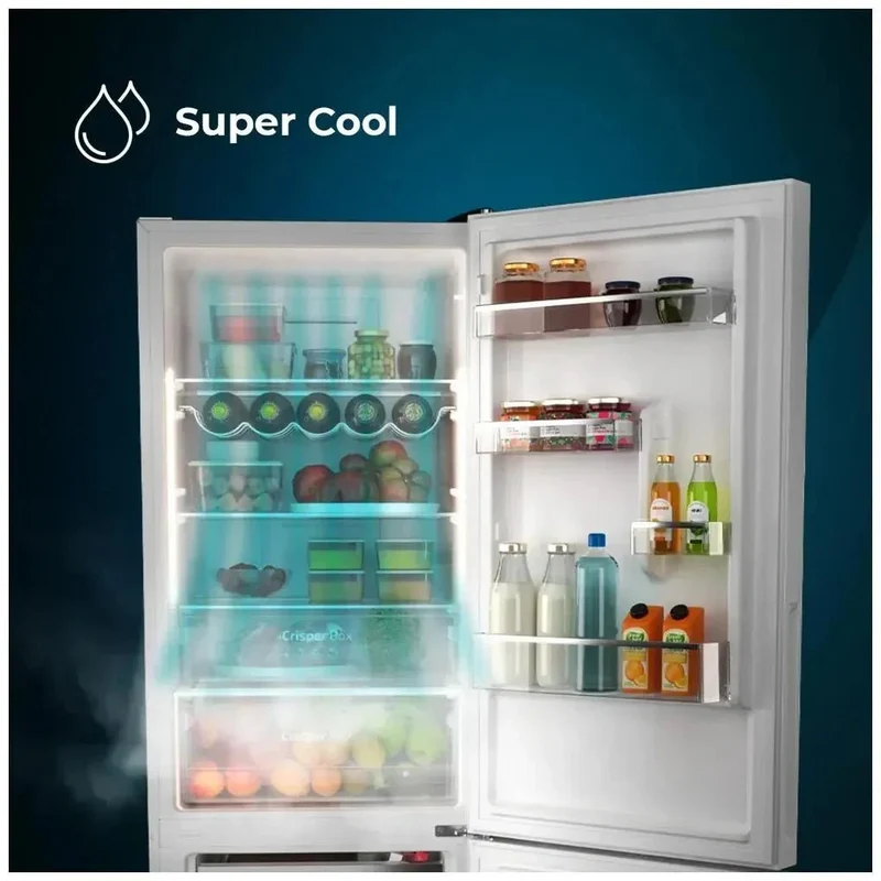 Frigorífico Combi 356L Dark D: Eficiencia, No Frost y Motor Inverter Plus de Cecotec