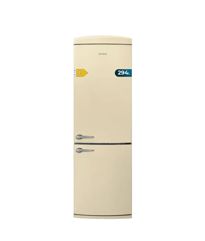 Frigorífico Retro Beige 294L: Eficiencia Energética y Tecnología Avanzada de Cecotec