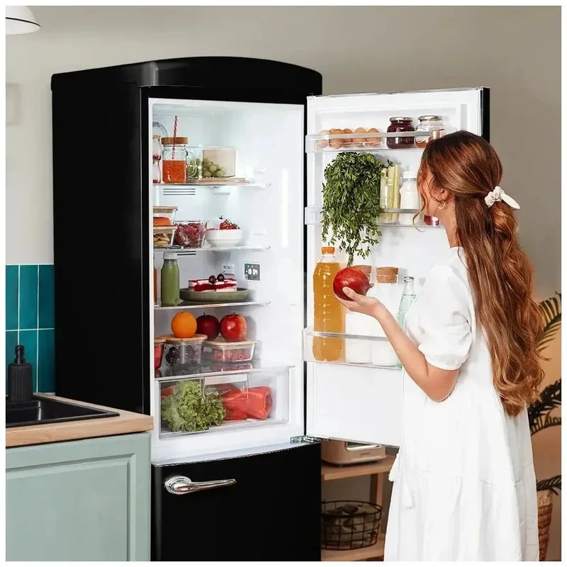 Frigorífico Retro 294L Negro: Eficiencia Energética y Tecnología Avanzada de Cecotec