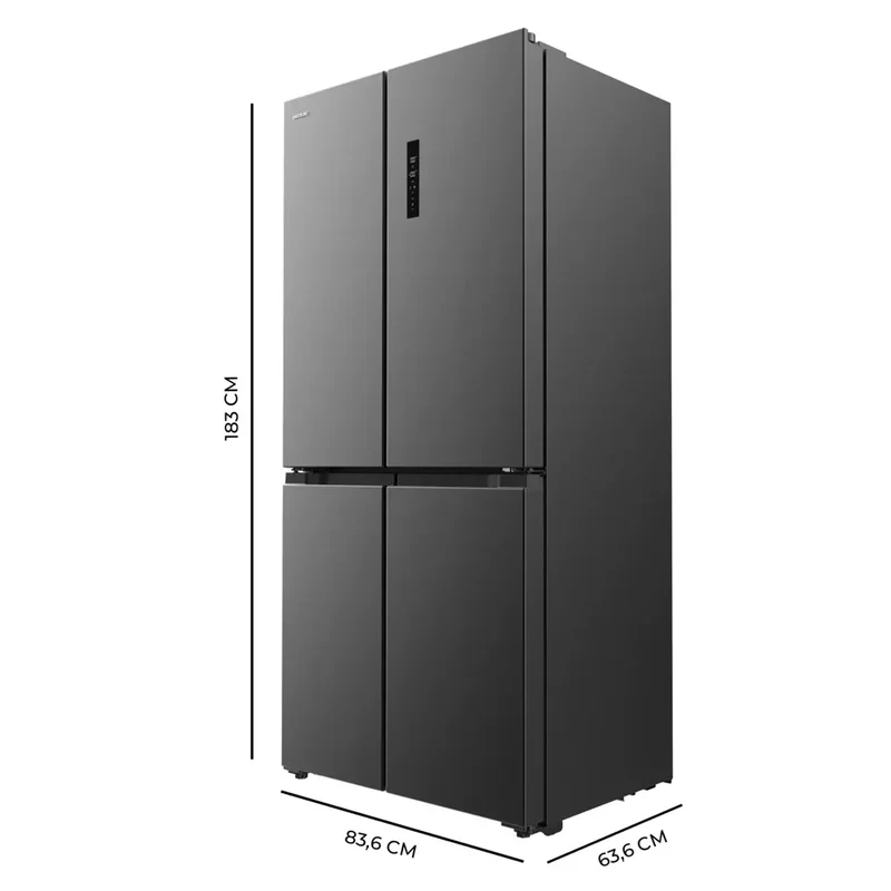 Frigorífico 4 Puertas Inoxidable: Eficiencia, No Frost y Enfriamiento Rápido de Cecotec