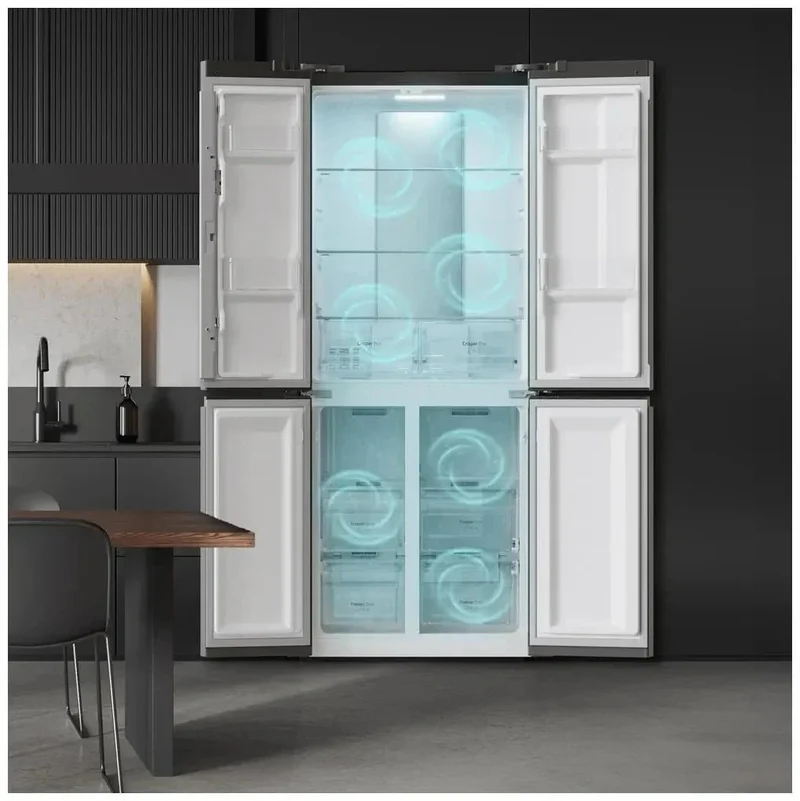 Frigorífico 4 Puertas Inoxidable: Eficiencia, No Frost y Enfriamiento Rápido de Cecotec