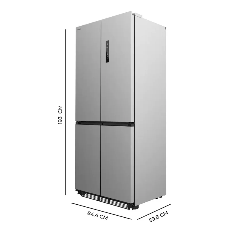 Frigorífico Americano Inoxidable 466L: Eficiencia, NoFrost y Tecnología Avanzada de Cecotec