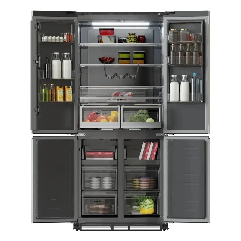 Frigorífico Americano Inoxidable 466L: Eficiencia, NoFrost y Tecnología Avanzada de Cecotec