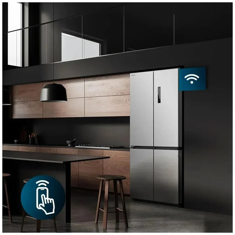 Frigorífico Americano Inoxidable 466L: Eficiencia, NoFrost y Tecnología Avanzada de Cecotec