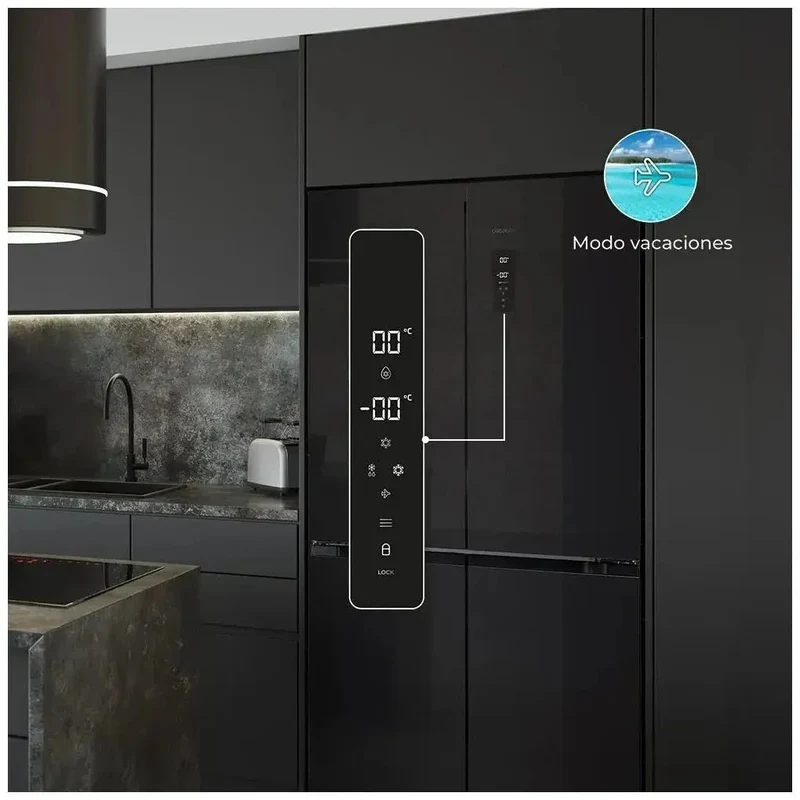 Frigorífico 4 Puertas 490L: Eficiencia Energética y Tecnología Avanzada de Cecotec