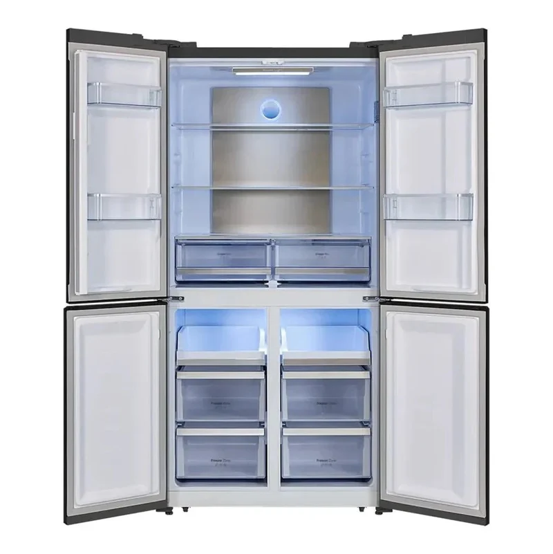 Frigorífico de 4 Puertas en Inox: Alta Capacidad, Eficiencia Energética y Tecnología Innovadora de Cecotec