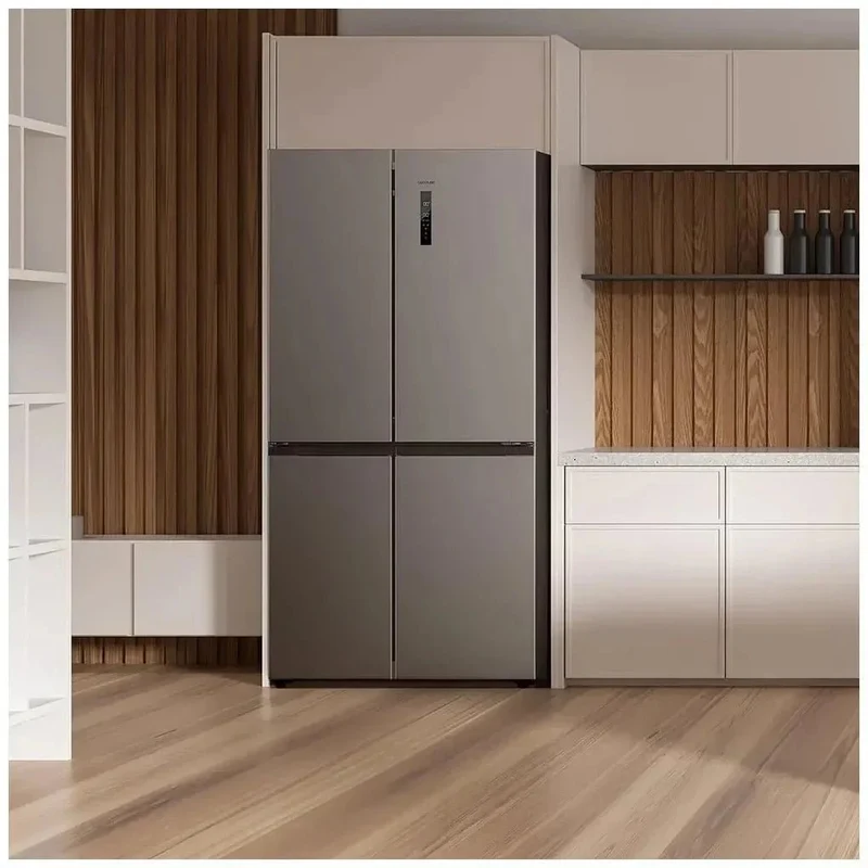 Frigorífico de 4 Puertas en Inox: Alta Capacidad, Eficiencia Energética y Tecnología Innovadora de Cecotec