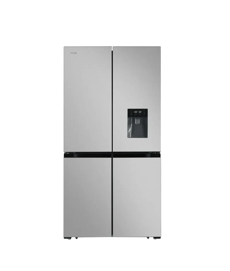 Refrigerador de 4 Puertas en Acero Inoxidable: Amplio Espacio, Eficiencia Superior y Tecnología Innovadora de Cecotec