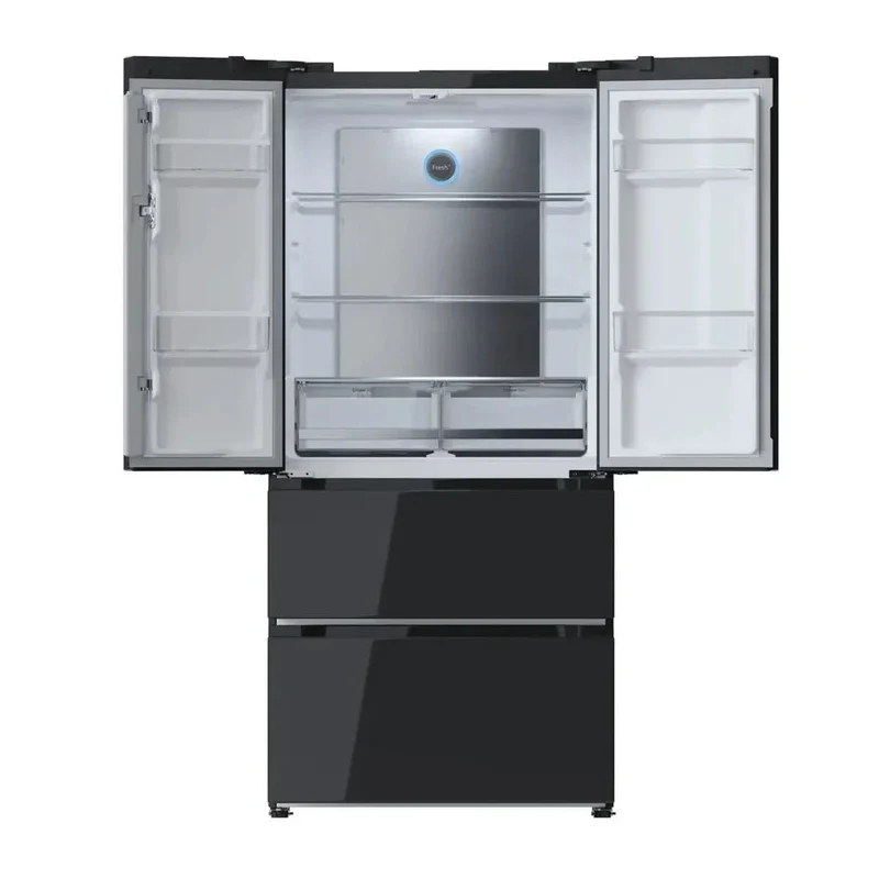Frigorífico French Door Negro 436L, Eficiencia E, No Frost, Inverter Plus de Cecotec