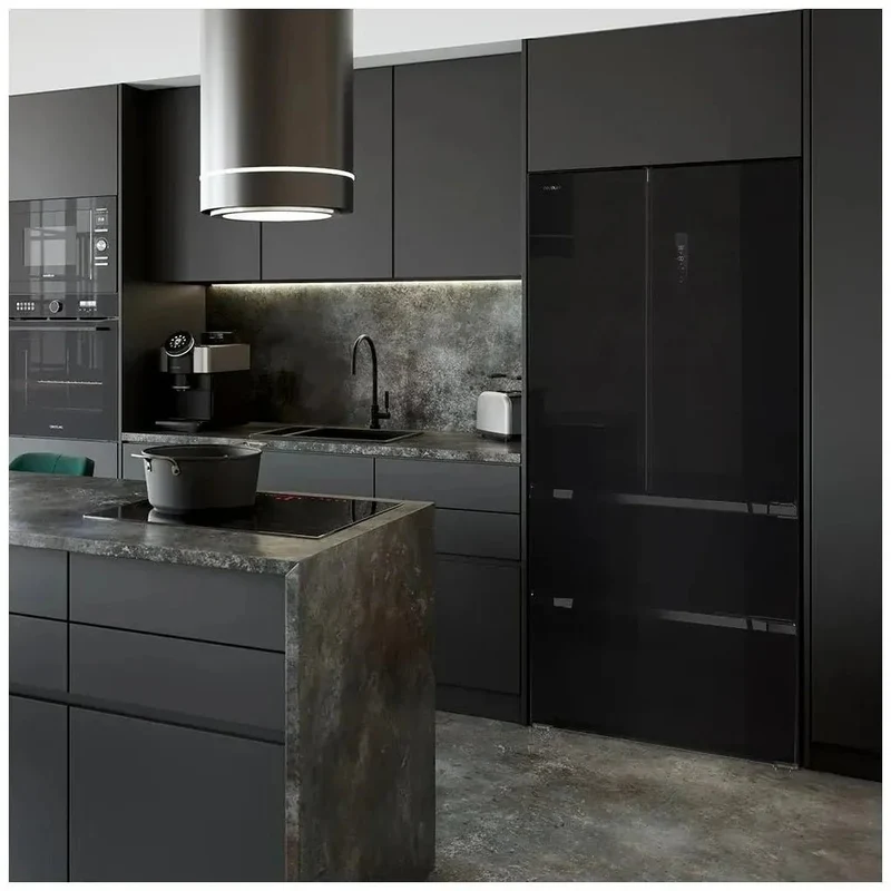 Frigorífico French Door Negro 436L, Eficiencia E, No Frost, Inverter Plus de Cecotec