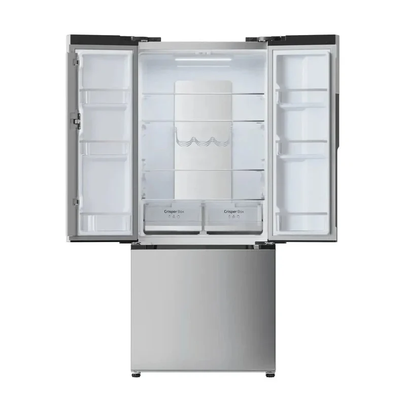 Frigorífico French Door Inox con Inverter Plus y Total No Frost, 436L, Clase E de Cecotec