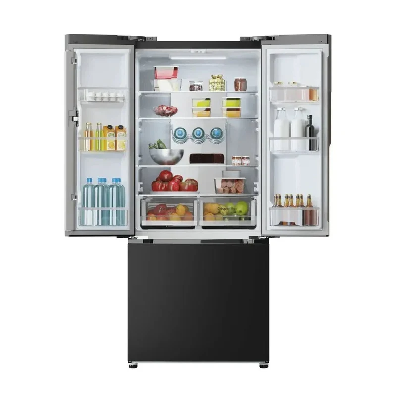 Frigorífico French Door 499L Inox con Tecnología Avanzada y Eficiencia Energética de Cecotec