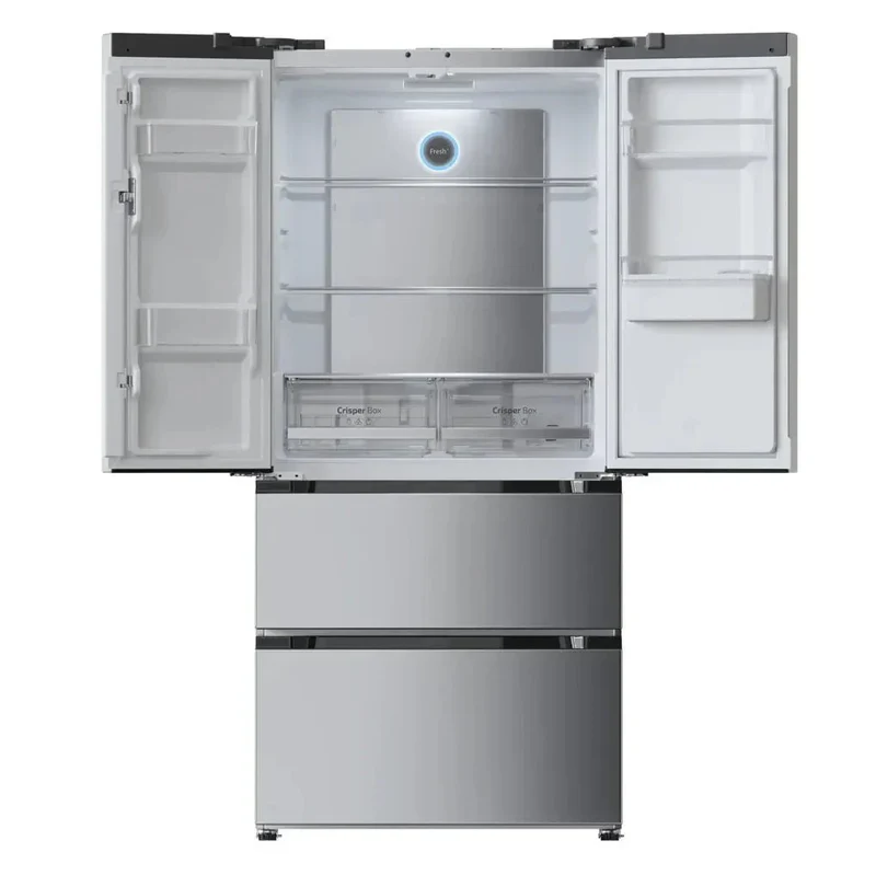 Frigorífico French Door Inox con Inverter Plus y No Frost, 436L, Clase E de Cecotec