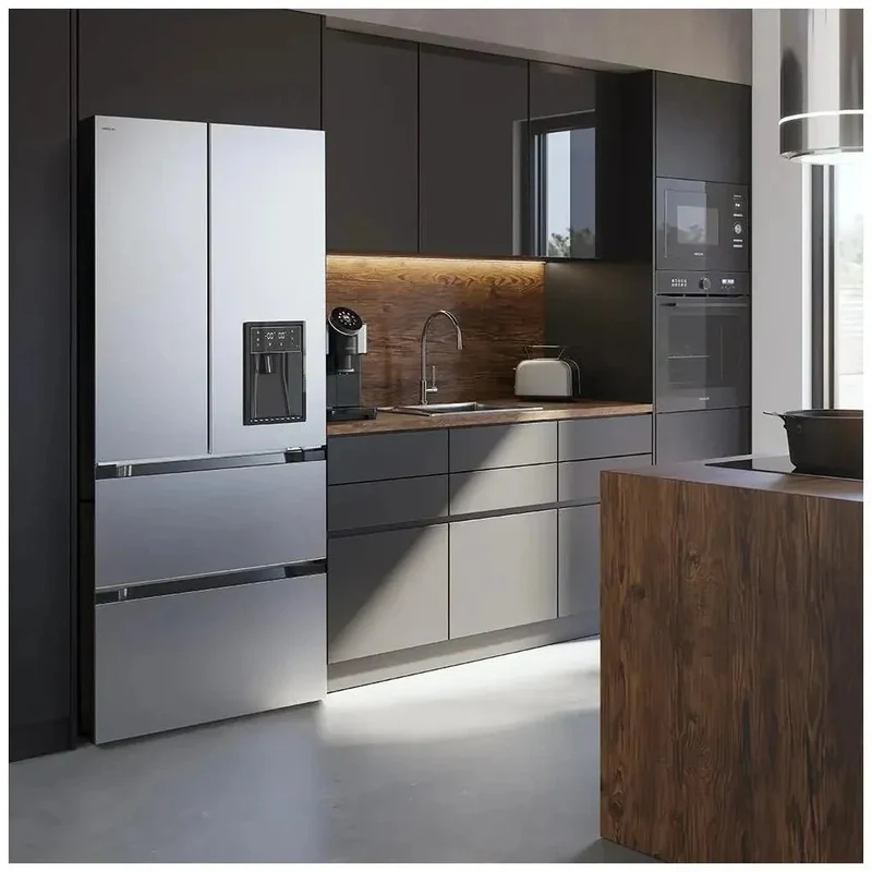 Frigorífico French Door Inox con Inverter Plus y No Frost, 436L, Clase E de Cecotec