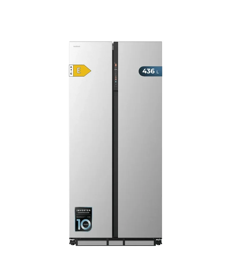 Frigorífico Americano Inoxidable 436L: Eficiencia, Diseño y Tecnología Avanzada de Cecotec