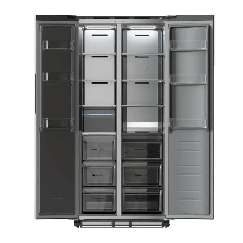 Frigorífico Americano Inoxidable 436L: Eficiencia, Diseño y Tecnología Avanzada de Cecotec