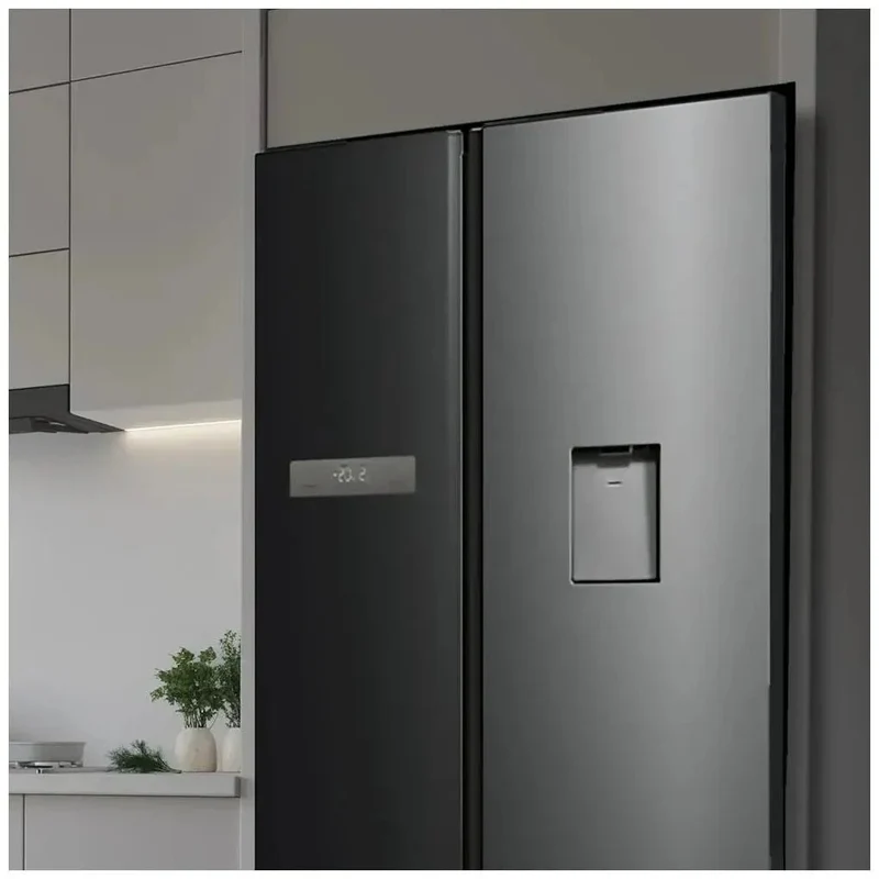 Frigorífico Americano 592L Dark E con No Frost y Dispensador de Agua de Cecotec