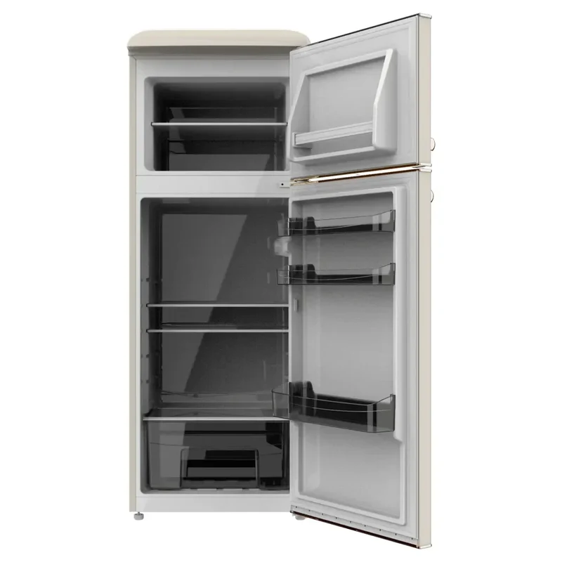 Frigorífico Retro 215L Beige E: Estilo, Eficiencia y Elegancia en tu Cocina de Cecotec