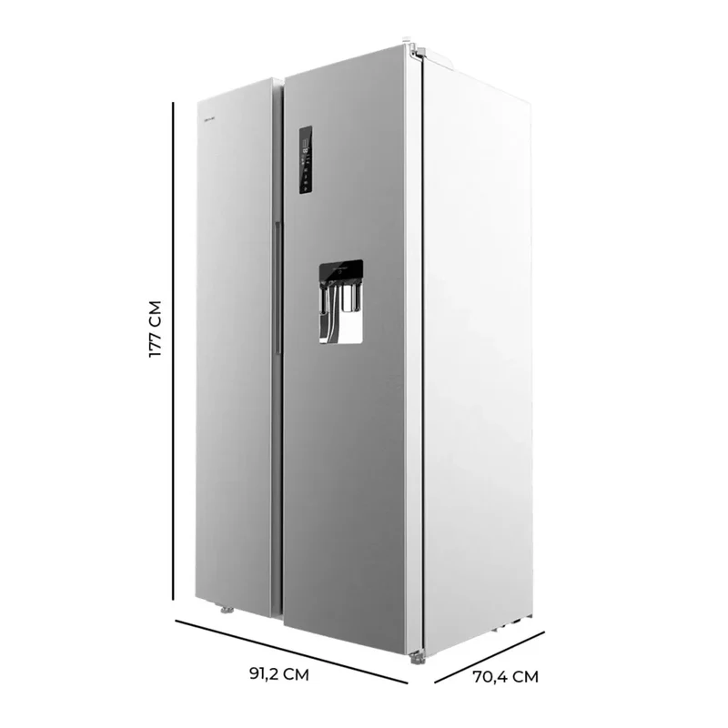 Refrigerador Americano de Acero Inoxidable 559L: Eficiencia Energética, Tecnología No Frost y Ahorro de Recursos de Cecotec