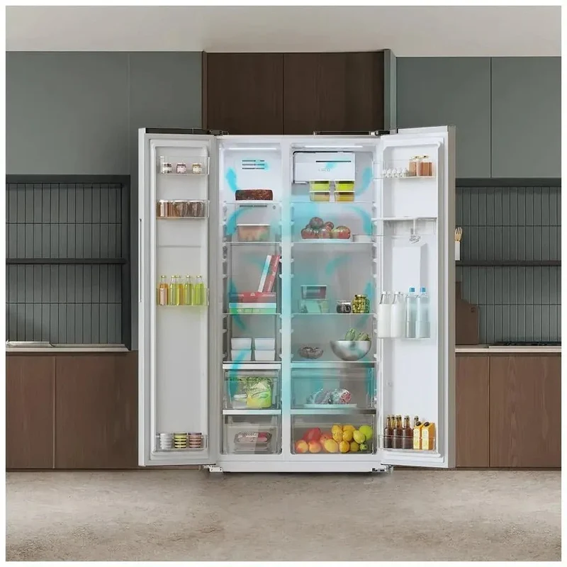 Refrigerador Americano de Acero Inoxidable 559L: Eficiencia Energética, Tecnología No Frost y Ahorro de Recursos de Cecotec