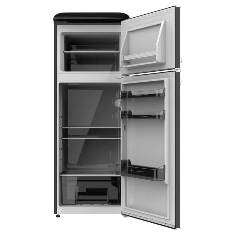 Frigorífico Retro 215L Negro: Estilo, Eficiencia y Funcionalidad Energética de Cecotec