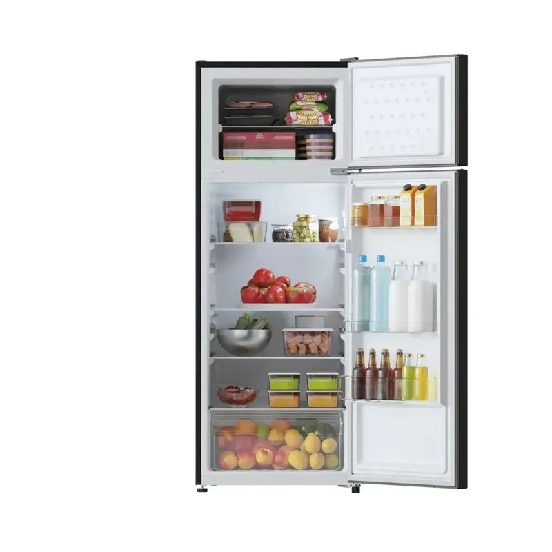 Frigorífico Negro 211L, Diseño Minimalista y Eficiencia Energética Clase E de Cecotec
