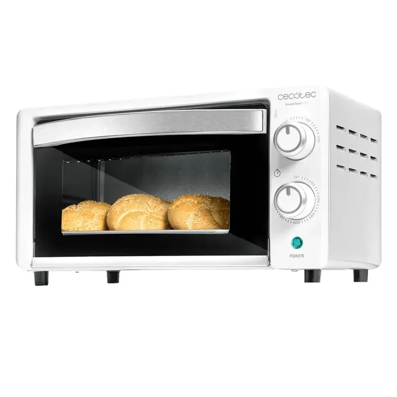 Horno Tostador Multifunción 10L con Doble Cristal y Resistencias de Cuarzo de Cecotec