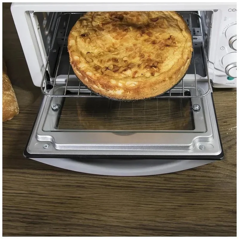 Horno Tostador Multifunción 10L con Doble Cristal y Resistencias de Cuarzo de Cecotec