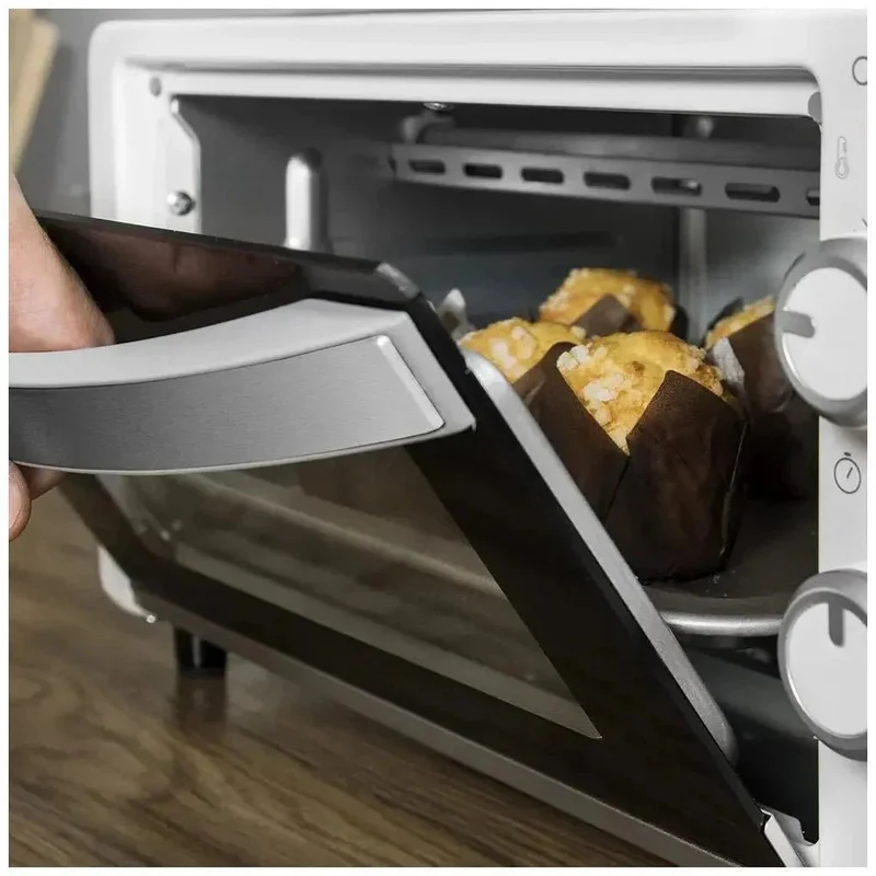 Horno Tostador Multifunción 10L con Doble Cristal y Resistencias de Cuarzo de Cecotec