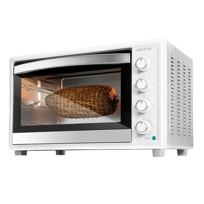 Horno Sobremesa 46L Bake&Toast 4600: Potencia 2000W y 12 Funciones Versátiles de Cecotec