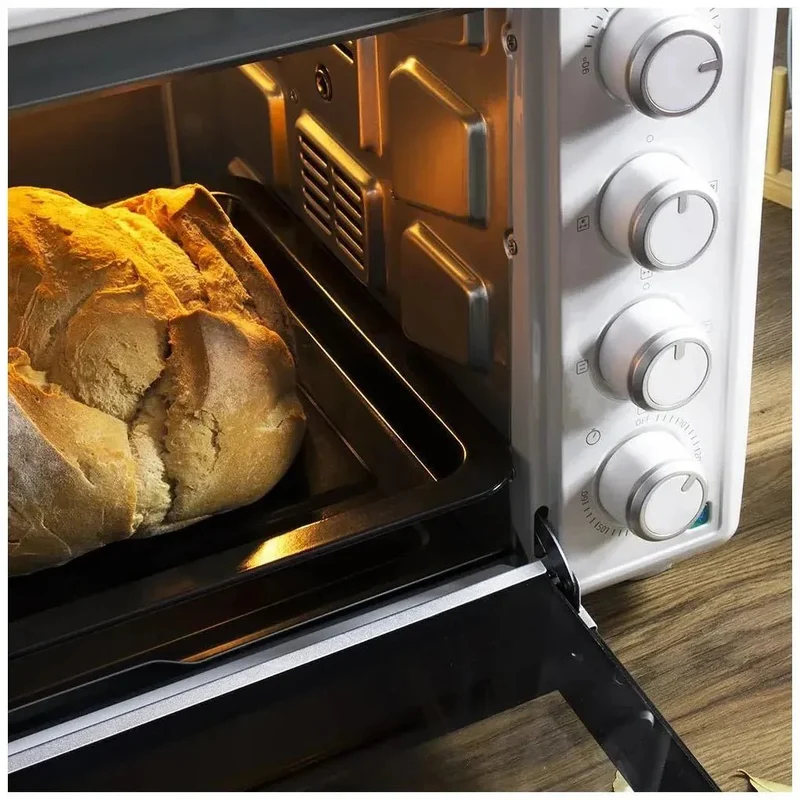 Horno Sobremesa 46L Bake&Toast 4600: Potencia 2000W y 12 Funciones Versátiles de Cecotec