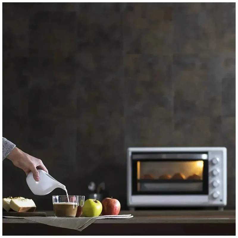 Horno Sobremesa 46L Bake&Toast 4600: Potencia 2000W y 12 Funciones Versátiles de Cecotec