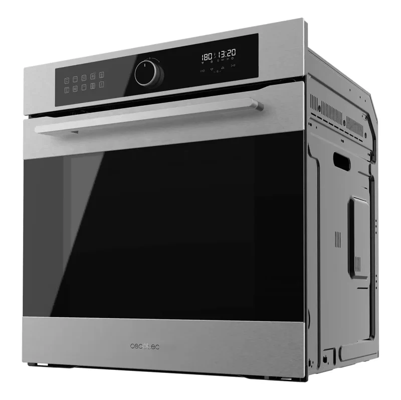 Horno Integrable Inox 72L con Airfryer, Vapor y 11 Funciones para Cocina Saludable de Cecotec