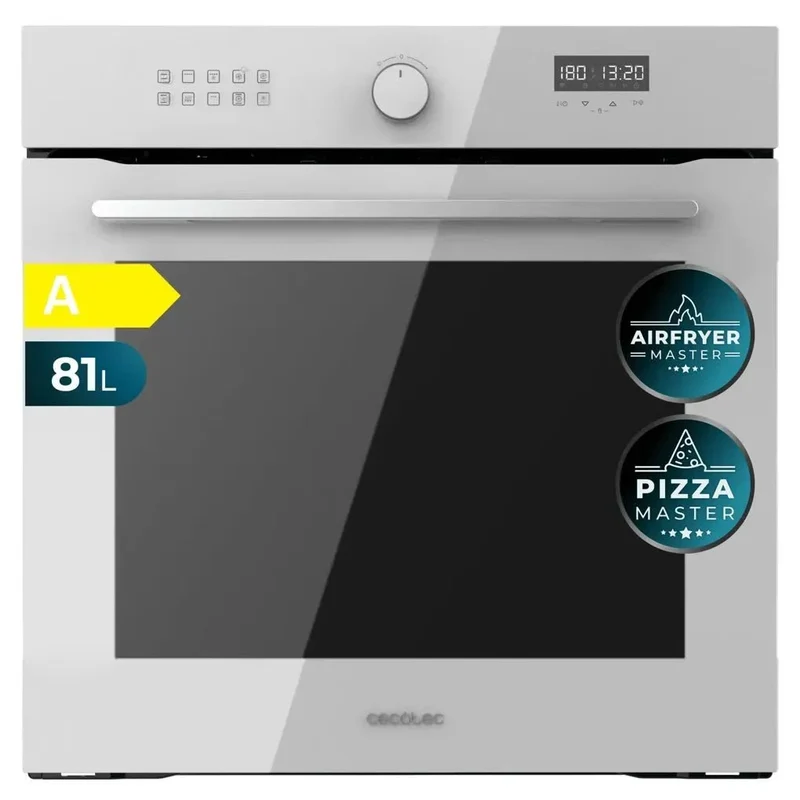 Horno Integrado de 81 Litros con Tecnología Airfryer y 11 Funciones para una Cocina Saludable y Eficiente de Cecotec