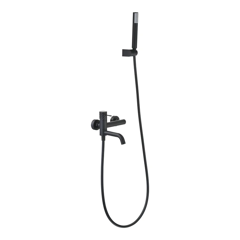 Kit baño/ducha monomando Bless negro mate Imex