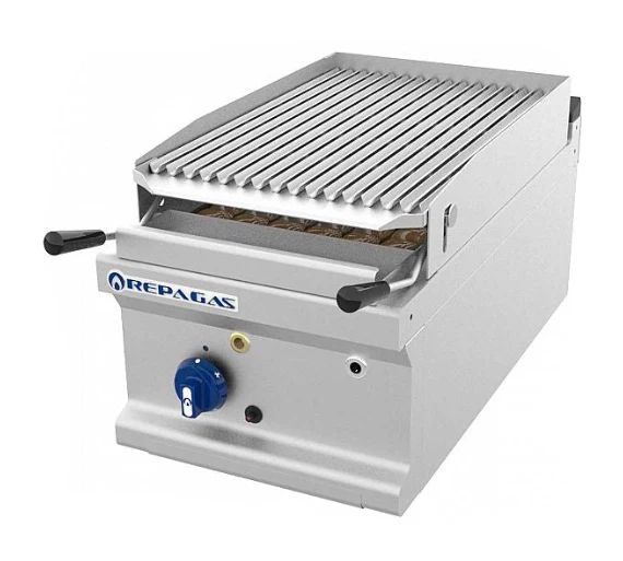 REPAGAS - BARBACOA A GAS POWER LINE SERIE 750 SOBREMESA BARG-M/71 (1 QUEMADOR)