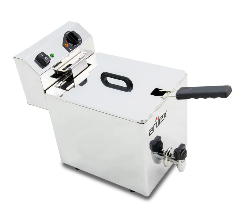 ARILEX - FREIDORA ELÉCTRICA EVOLUTION CON GRIFO 10 LITROS CON CONTACTOR (3,5kw MONOFÁSICA) EVO10G
