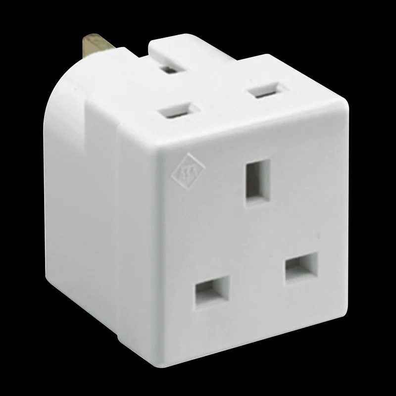 13Amp 2 Way Mutli Adapter Unfused