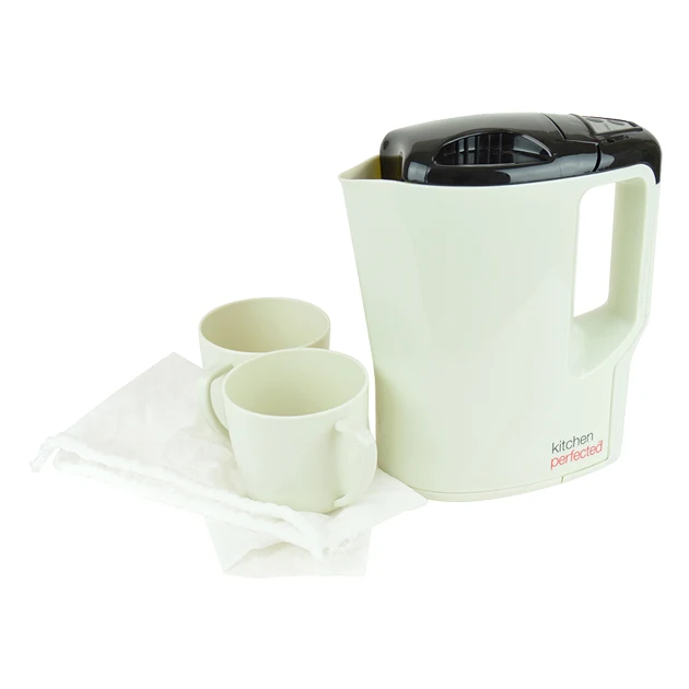 1000W 0.9L Corded Travel Jug Kettle White