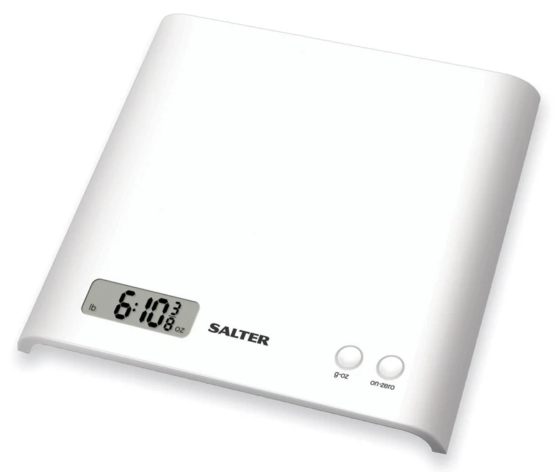 Electronic Kitchen Platform Scales White