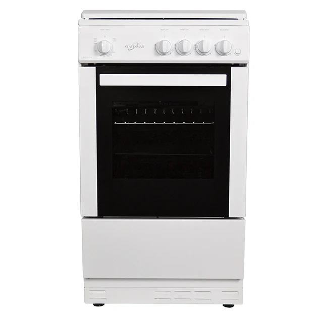50Cm Gas Cooker With Lid White