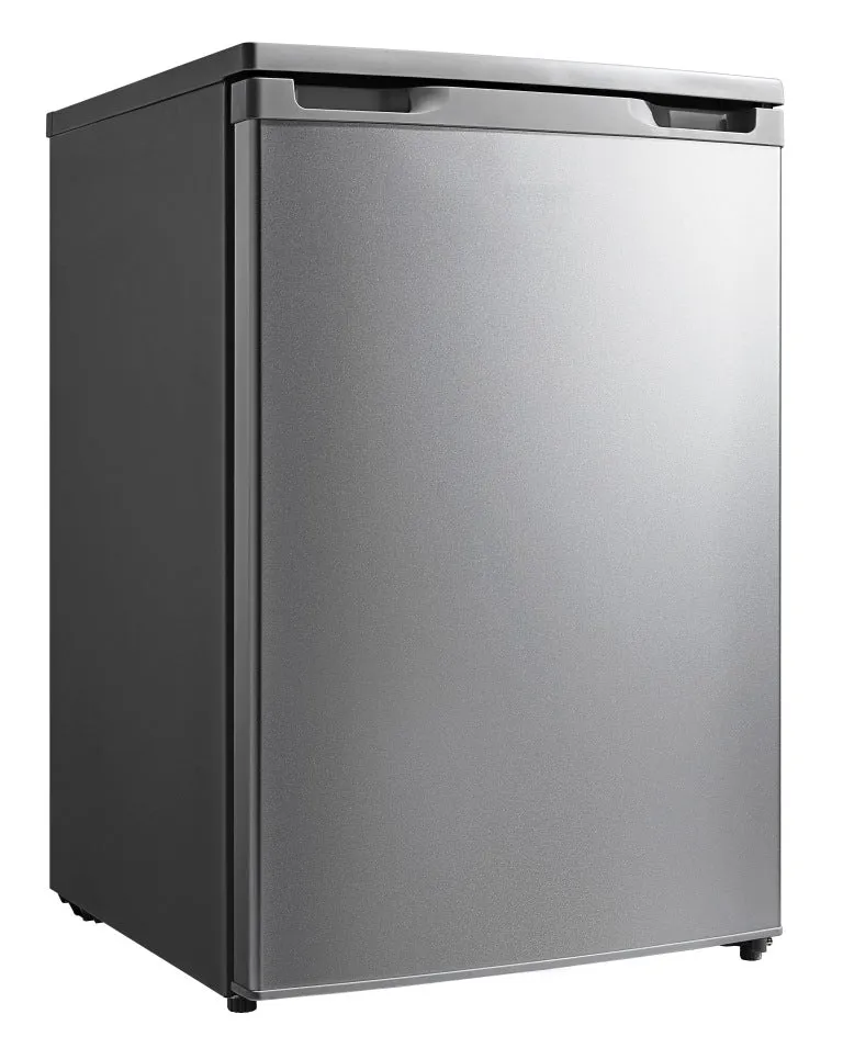 55Cm Under Counter Fridge With 4* Ice Box Silver