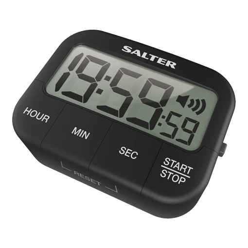 Loud Digital Kitchen Timer Black